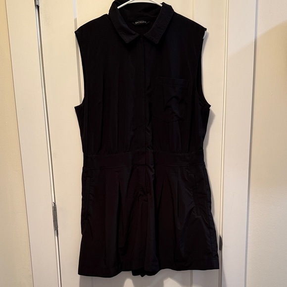 Athleta Other - Athleta Women's Black Brooklyn Utility Romper Romper Size 16